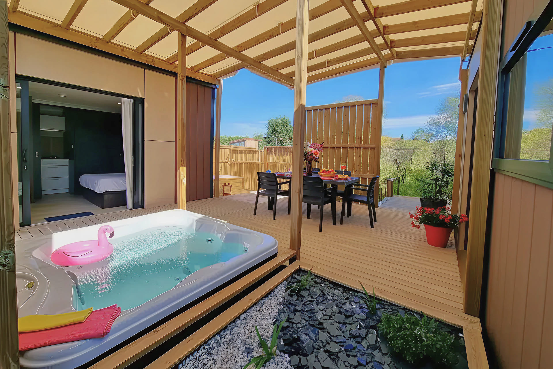 cordouan resort spa suite terrasse camping des 2 plages